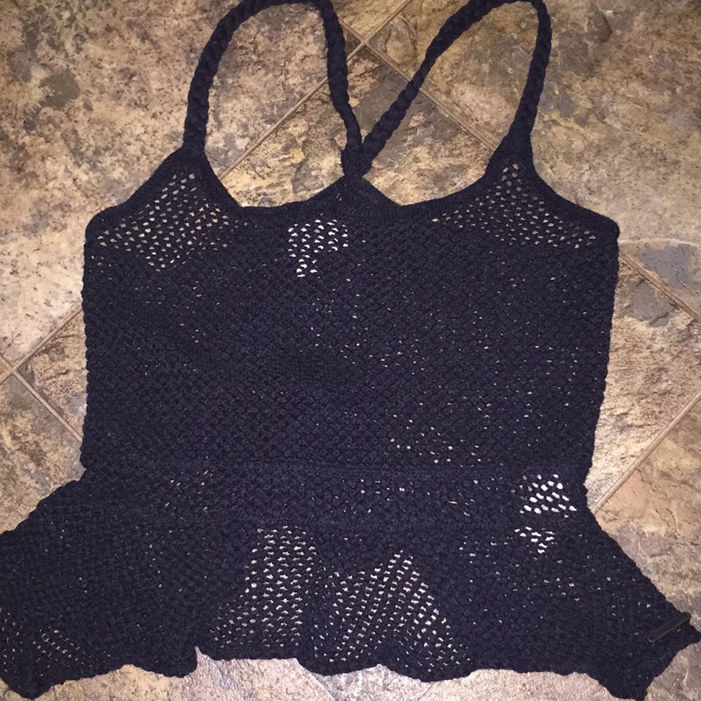 Knit crop top